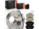 Frankberg 2X Dischi Freno 4X Pastiglie Freno Asse Posteriore Per Porsche 911 997 911 Cabriolet 911 Targa 996 997 3.6L