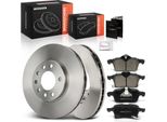 Frankberg 2X Dischi Freno 4X Pastiglie Freno Asse Anteriore Per Opel Astra H Caravan Gtc Twintop Klasseic Combo Tour Corsa C