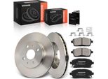 Frankberg 2X Dischi Freno 4X Pastiglie Freno Asse Anteriore Per Daihatsu Materia M4 Sirion M3 Subaru Justy Iv