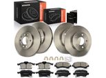 Frankberg 4X Dischi Freno 8X Pastiglie Freno Asse Anteriore Asse Posteriore Per Opel Astra H Caravan Gtc Twintop Klasseic Combo Tour Meriva