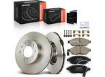 Frankberg 2X Dischi Freno 4X Pastiglie Freno Asse Anteriore Per CitroëN Jumper Fiat Ducato Peugeot Boxer