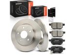 Frankberg 2X Dischi Freno 4X Pastiglie Freno Asse Posteriore Per Toyota Corolla Notchback E15 1.3L 1.4L 1.6L 2006-2014