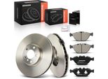 Frankberg 2X Dischi Freno 4X Pastiglie Freno Asse Anteriore Per Bmw X5 E53 4.6L 4.8L 2001-2006