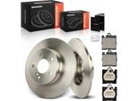 Frankberg 2X Dischi Freno 4X Pastiglie Freno Asse Posteriore Per Mercedes-Benz W203 CL203 S203 CL203 C209 A208 A209 W210 R171
