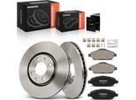 Frankberg 2X Dischi Freno 4X Pastiglie Freno Asse Anteriore Per Peugeot 3008 Mpv 308 Cc 308 I 308 Sw I