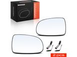 Frankberg 2X Vetro Specchio Esterno Anteriore Sinistro Destro Per Opel Corsa C Tigra Twintop