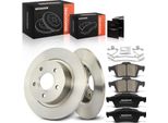 Frankberg 2X Dischi Freno 4X Pastiglie Freno Asse Posteriore Per Ford Tourneo Connect Transit Connect P65 P70 P80 1.8L