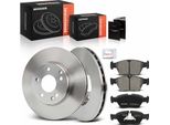 Frankberg 2X Dischi Freno 4X Pastiglie Freno Asse Anteriore Per Mercedes-Benz W202 S202 C208 A208 W210 S210 R170