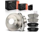 Frankberg 2X Dischi Freno 4X Pastiglie Freno Asse Posteriore Per Kia Sorento I Jc 2.4L 2.5L 3.5L 2002-2009