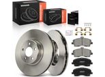 Frankberg 2X Dischi Freno 4X Pastiglie Freno Asse Anteriore Per Mercedes-Benz Classe Glk X204 2.0L 2.1L 3.0L 3.5L 2008-2015