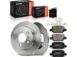 Frankberg 2X Dischi Freno 4X Pastiglie Freno Asse Posteriore Per Mercedes-Benz Classe A W169 Classe B W245 1.5L 2.0L 1.7L