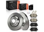 Frankberg 2X Dischi Freno 4X Pastiglie Freno Asse Posteriore Per Vw Golf V Eos Audi A3 Seat Leon Sc St Skoda Superb Ii Kombi