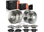 Frankberg 4X Dischi Freno 8X Pastiglie Freno Asse Anteriore Asse Posteriore Per Vw Golf Alltrack Sportsvan Vii Touran Audi A3 Q2 Seat Ateca