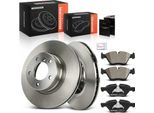 Frankberg 2X Dischi Freno 4X Pastiglie Freno Asse Anteriore Per Bmw Serie 5 E60 Serie 5 Touring E61 2.0L 2.2L 2.5L 2003-2010