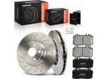 Frankberg 2X Dischi Freno 4X Pastiglie Freno Asse Anteriore Per Mercedes-Benz Classe S W220 3.2L 4.0L 4.3L 5.0L 1998-2005