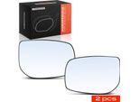 Frankberg 2X Vetro Specchio Esterno Anteriore Sinistro Destro Per Toyota Yaris P9 2005-2012