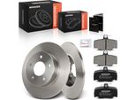 Frankberg 2X Dischi Freno 4X Pastiglie Freno Asse Posteriore Per Nissan Almera Tino V10 1.8L 2.0L 2.2L 2000-2005
