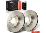 Frankberg 2X Dischi Freno Asse Anteriore Per Vw Touareg Porsche Cayenne 3.0L 3.2L 3.6L 4.5L 2002-2018
