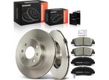 Frankberg 2X Dischi Freno 4X Pastiglie Freno Asse Anteriore Per Hyundai I10 Ba Ia I10 Notchback 1.0L 1.2L 2013-2017
