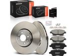 Frankberg 2X Dischi Freno 4X Pastiglie Freno Asse Anteriore Per Renault Grand ScéNic Ii JM0/1 ScéNic Ii 1.5L 1.6L 1.9L 2.0L