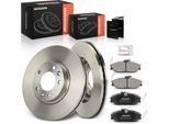 Frankberg 2X Dischi Freno 4X Pastiglie Freno Asse Anteriore Per Peugeot 607 9D 9U 2.0L 2.2L 2000-2006