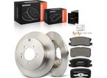 Frankberg 2X Dischi Freno 4X Pastiglie Freno Asse Posteriore Per CitroëN C4 Aircross C-Crosser Enterprise Mitsubishi Lancer