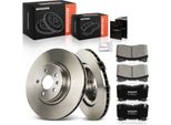 Frankberg 2X Dischi Freno 4X Pastiglie Freno Asse Anteriore Per Tesla Model S 5YJS Model X 5YJX Anno Dal 2012