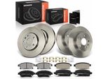 Frankberg 4X Dischi Freno 8X Pastiglie Freno Asse Anteriore Asse Posteriore Per Chevrolet Aveo Cruze Station Wagon Opel Astra J Caravan Gtc