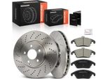 Frankberg 2X Dischi Freno 4X Pastiglie Freno Asse Anteriore Per Mercedes-Benz Classe C W204 C204 S204