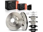 Frankberg 2X Dischi Freno 4X Pastiglie Freno Asse Anteriore Per Bmw Serie 3 Cabrio E90 E93 E92 E91