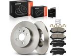 Frankberg 2X Dischi Freno 4X Pastiglie Freno Asse Posteriore Per Opel Astra H Twintop A04 Combo Combo Tour Meriva X03