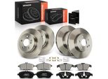 Frankberg 4X Dischi Freno 8X Pastiglie Freno Asse Anteriore Asse Posteriore Per Mercedes-Benz Classe C W204 C204 S204