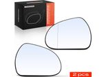 Frankberg 2X Vetro Specchio Esterno Anteriore Sinistro Destro Per Peugeot 207 Cc 308 Sw