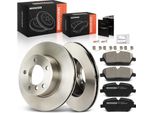 Frankberg 2X Dischi Freno 4X Pastiglie Freno Asse Anteriore Per Bmw Serie 1 E81 E87 2.0L 1.6L 2004-2011