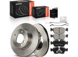 Frankberg 2X Dischi Freno 4X Pastiglie Freno Asse Anteriore Per Bmw Serie 1 E81 Serie 3 E90 2.0L 1.6L 2004-2011