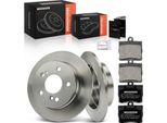 Frankberg 2X Dischi Freno 4X Pastiglie Freno Asse Posteriore Per Mercedes-Benz Classe C W202 1.8L 2.0L 2.2L 2.3L 2.5L