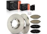Frankberg 2X Dischi Freno 4X Pastiglie Freno Asse Anteriore Per Chevrolet Matiz M200 M250 Spark Daewoo Matiz M100 M150
