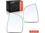 Frankberg 2X Specchio Vetro Esterno Specchio Anteriore Sinistro Destro Per Opel Combo Tour Fiat Doblo Anno Dal 2010