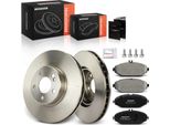 Frankberg 2X Dischi Freno 4X Pastiglie Freno Asse Anteriore Per Mercedes-Benz Classe C W205 A205 C205 S205