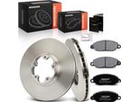 Frankberg 2X Dischi Freno 4X Pastiglie Freno Asse Anteriore Per Ford Transit Fb Fc Fd Fs Fz Fa Fm Fn