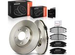 Frankberg 2X Dischi Freno 4X Pastiglie Freno Asse Anteriore Per Hyundai Santa Fé I Sm Trajet Fo 2.0L 2.4L 2.7L 2000-2008