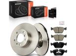 Frankberg 2X Dischi Freno 4X Pastiglie Freno Asse Anteriore Per Bmw Serie 5 E34 Serie 5 Touring Serie 7 E32 2.5L 3.0L 3.4L 2.0L