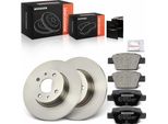 Frankberg 2X Dischi Freno 4X Pastiglie Freno Asse Posteriore Per Fiat Bravo Ii Multipla Stilo Multi Wagon Lancia Delta Iii