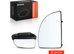 Frankberg 2X Specchio Vetro Esterno Specchio Anteriore Sinistro Per CitroëN Jumper Peugeot Boxer Fiat
