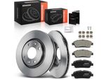 Frankberg 2X Dischi Freno 4X Pastiglie Freno Asse Anteriore Per CitroëN Berlingo/Berlingo Prima Berlina Grande C2