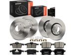 Frankberg 4X Dischi Freno 8X Pastiglie Freno Asse Anteriore Asse Posteriore Per Opel Adam M13 Corsa E X15