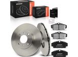 Frankberg 2X Dischi Freno 4X Pastiglie Freno Asse Anteriore Per Nissan Almera Ii N16 Primera P11 Primera Traveller WP11