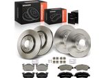 Frankberg 4X Dischi Freno 8X Pastiglie Freno Asse Anteriore Asse Posteriore Per CitroëN Xsara Xsara Break Xsara Peugeot 206 Cc 206 206 Sw