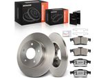 Frankberg 2X Dischi Freno 4X Pastiglie Freno Asse Posteriore Per Nissan Primera P12 Primera Station Wagon WP12