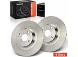 Frankberg 2X Dischi Freno Asse Posteriore Per Fiat 124 Spider 348 1.4L Anno Dal 2016